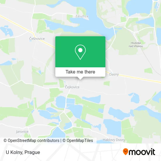 Карта U Kolny