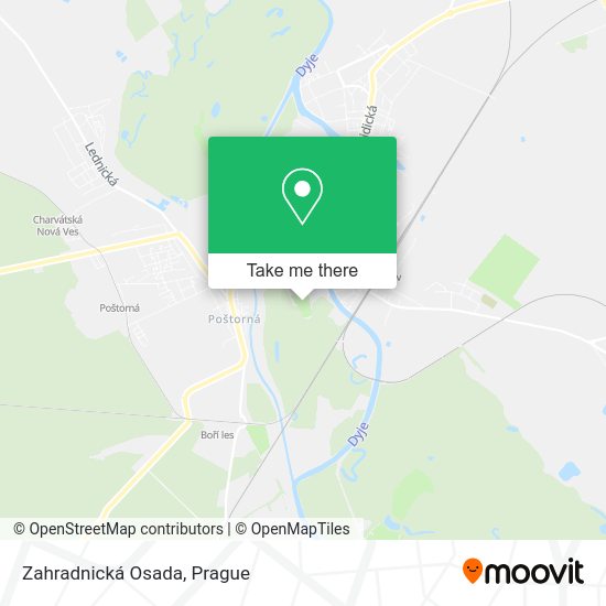 Карта Zahradnická Osada