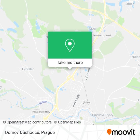 Карта Domov Důchodců