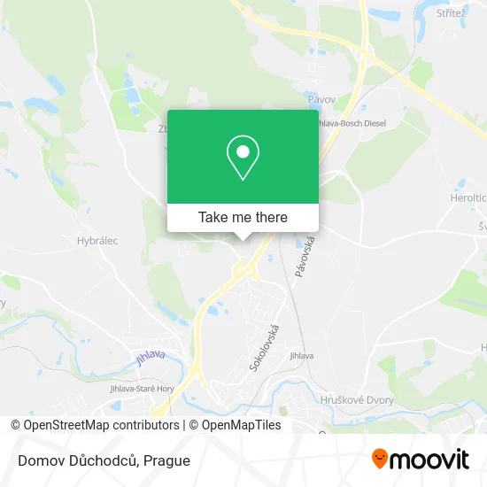 Карта Domov Důchodců