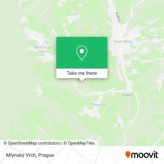Mlýnský Vrch map