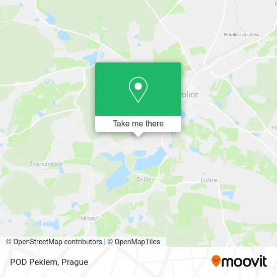 Карта POD Peklem