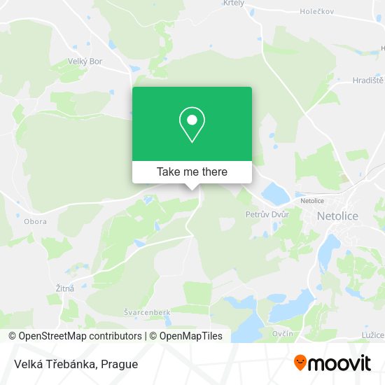 Карта Velká Třebánka