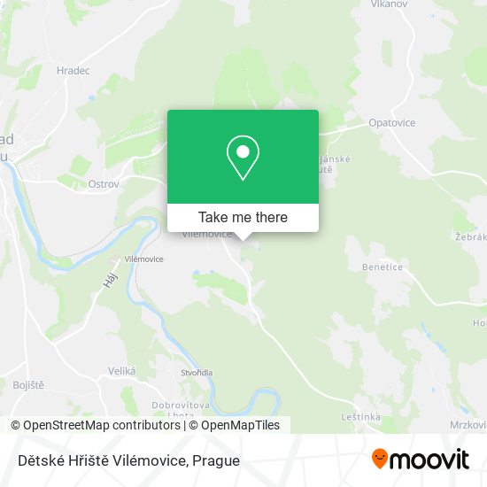Dětské Hřiště Vilémovice map