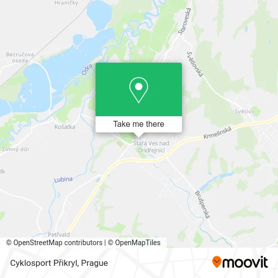 Карта Cyklosport Přikryl