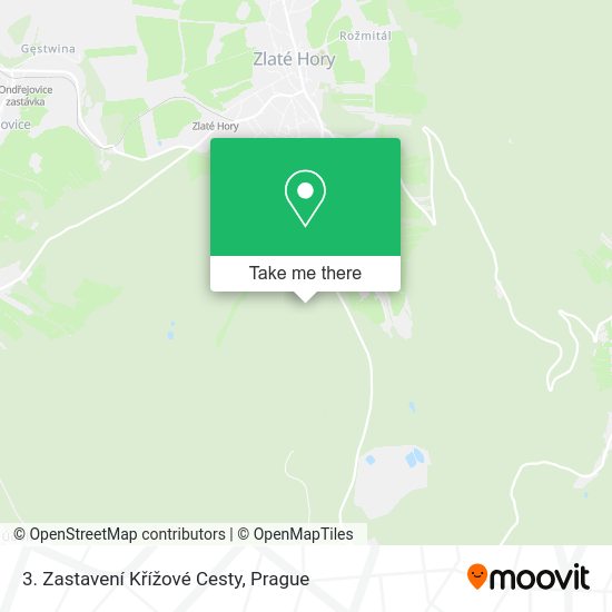 3. Zastavení Křížové Cesty map