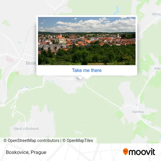 Карта Boskovice