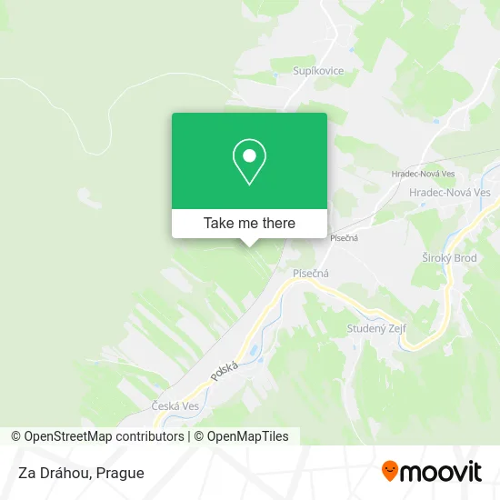Карта Za Dráhou