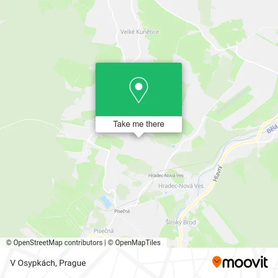 Карта V Osypkách