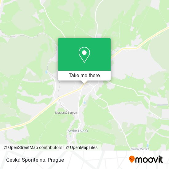 Česká Spořitelna map