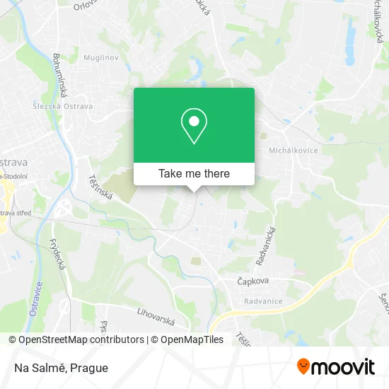 Карта Na Salmě