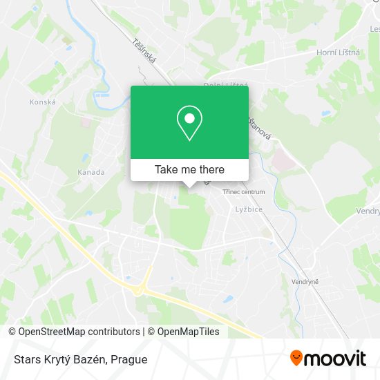 Stars Krytý Bazén map