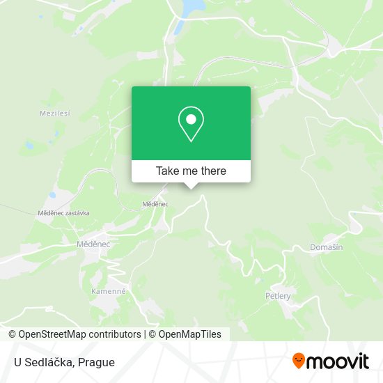 Карта U Sedláčka
