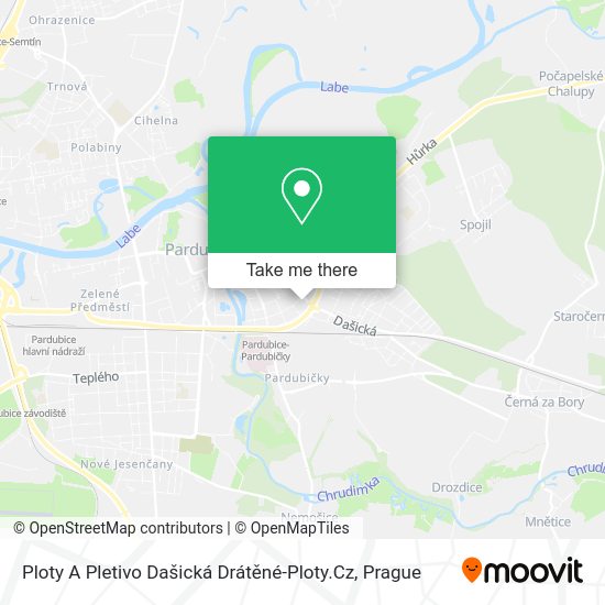 Ploty A Pletivo Dašická Drátěné-Ploty.Cz map