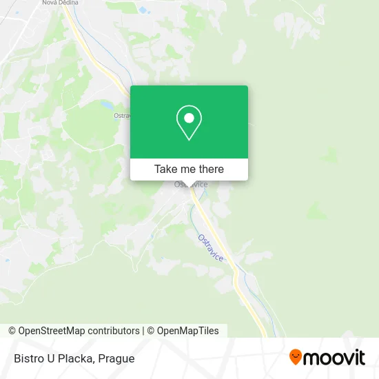 Карта Bistro U Placka