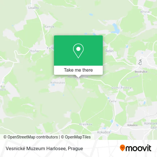 Карта Vesnické Muzeum Harlosee