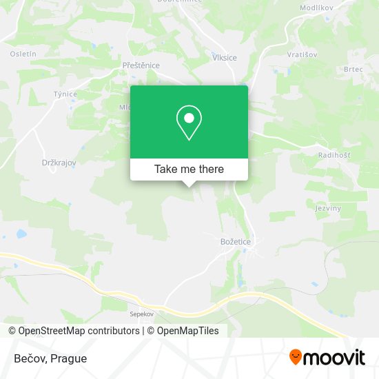 Карта Bečov