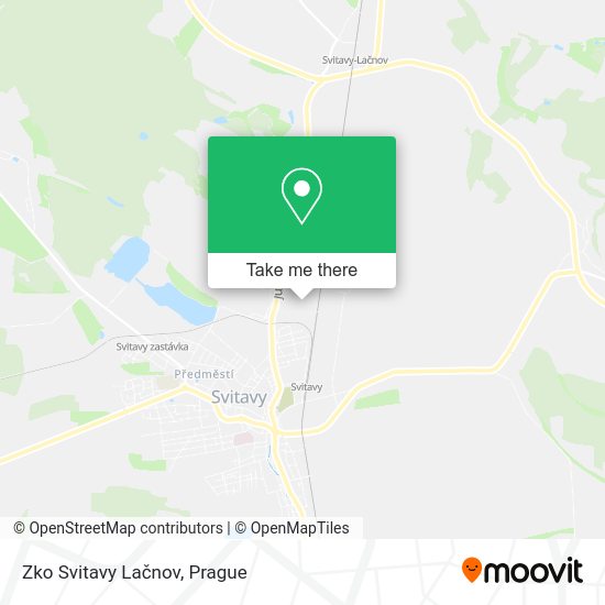 Zko Svitavy Lačnov map