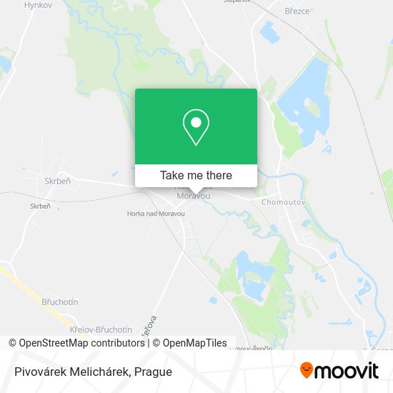 Pivovárek Melichárek map