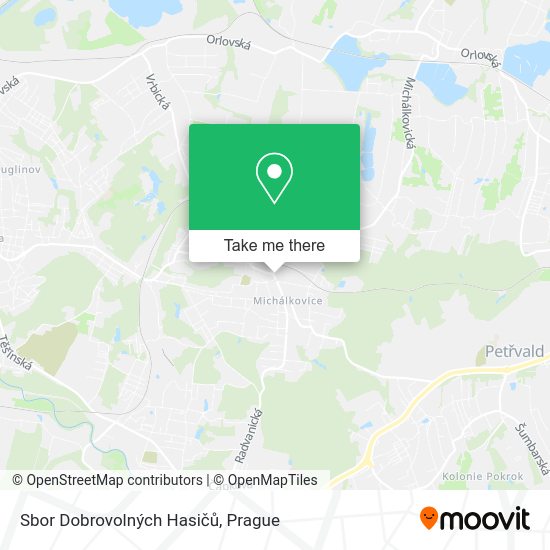 Sbor Dobrovolných Hasičů map