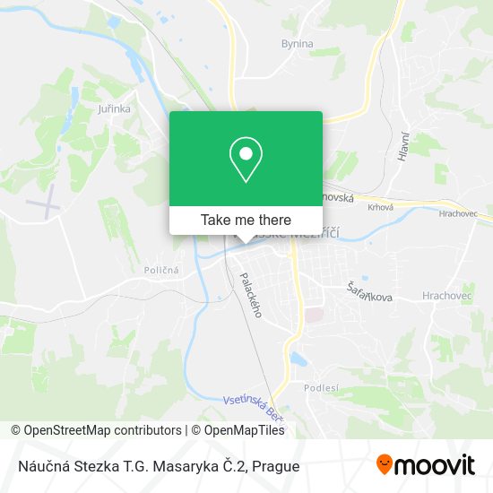 Náučná Stezka T.G. Masaryka Č.2 map