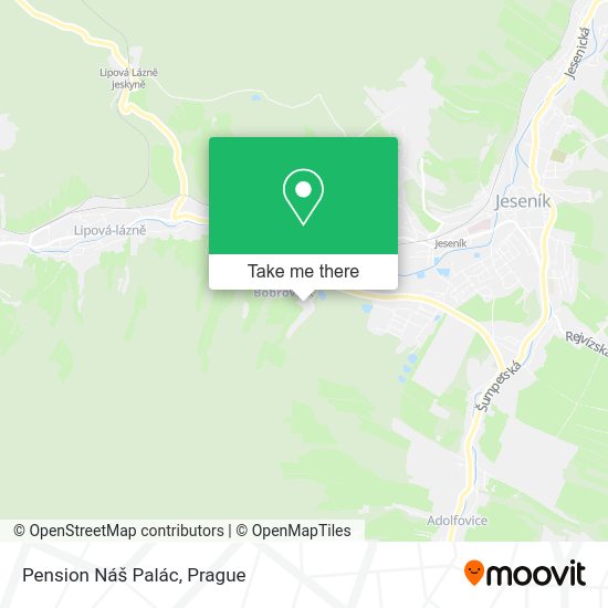 Pension Náš Palác map