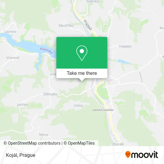 Карта Kojál