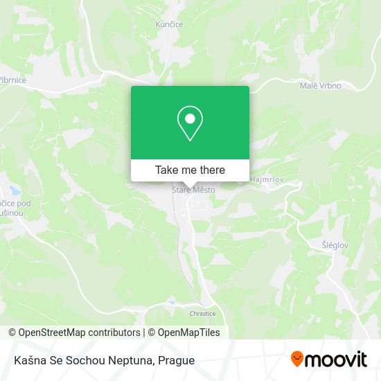 Kašna Se Sochou Neptuna map