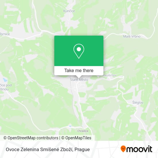 Ovoce Zelenina Smíšené Zboží map