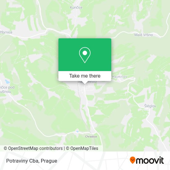 Карта Potraviny Cba