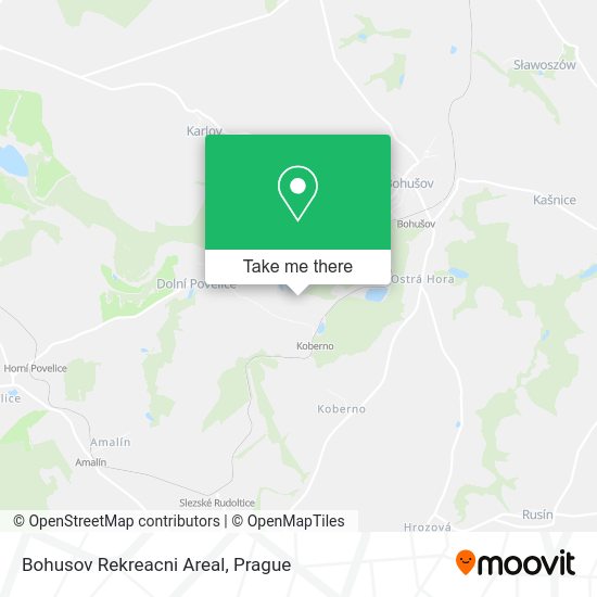 Bohusov Rekreacni Areal map
