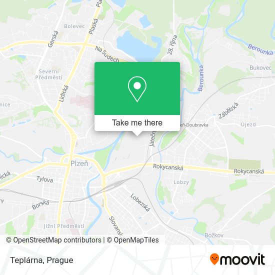 Карта Teplárna