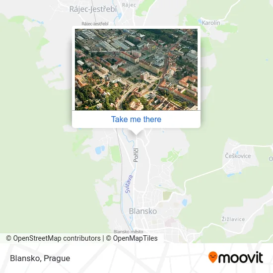Карта Blansko