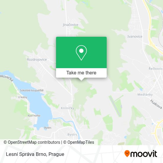 Lesní Správa Brno map