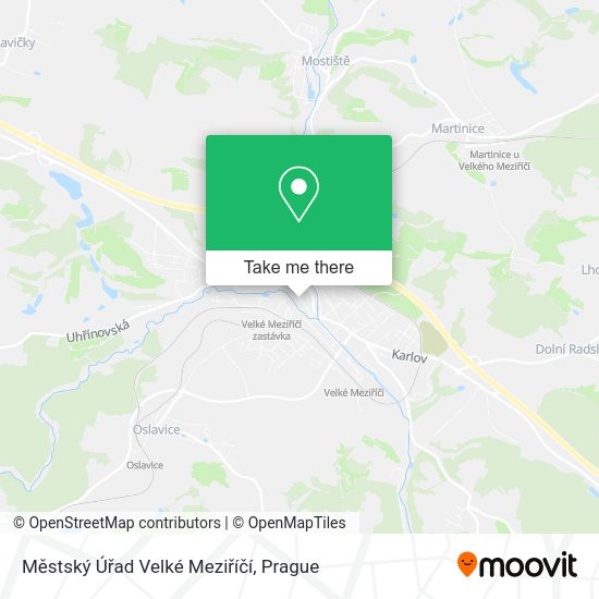 Městský Úřad Velké Meziříčí map