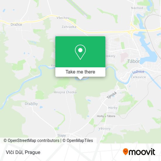 Vlčí Důl map