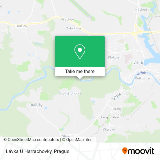 Карта Lávka U Harrachovky