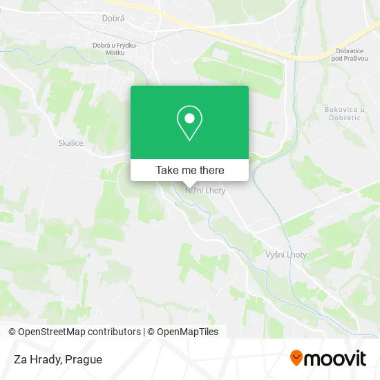 Карта Za Hrady