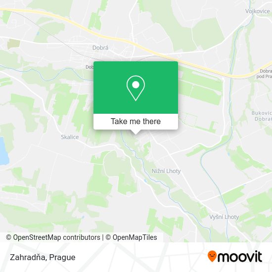 Карта Zahradňa