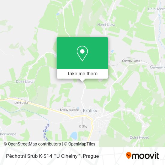 Pěchotní Srub K-S14 ""U Cihelny"" map