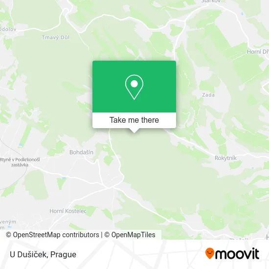 Карта U Dušiček