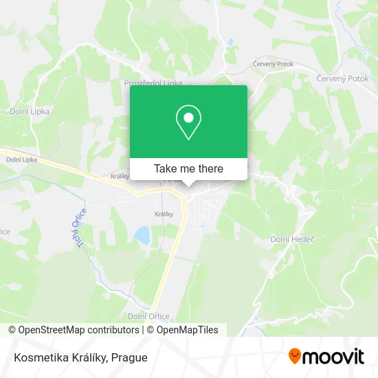 Карта Kosmetika Králíky