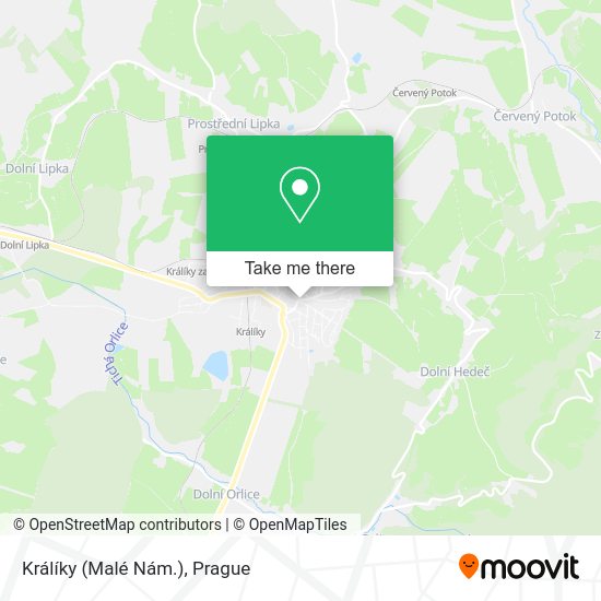 Králíky (Malé Nám.) map