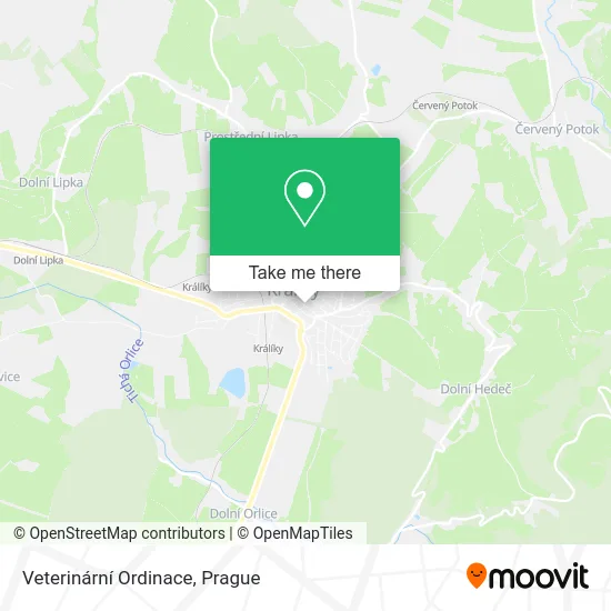 Карта Veterinární Ordinace