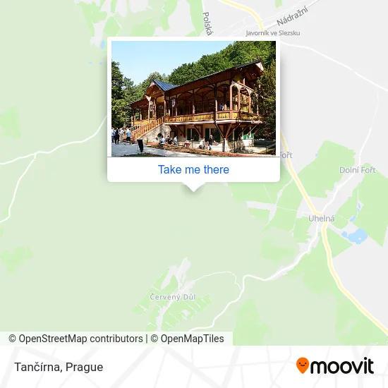 Карта Tančírna