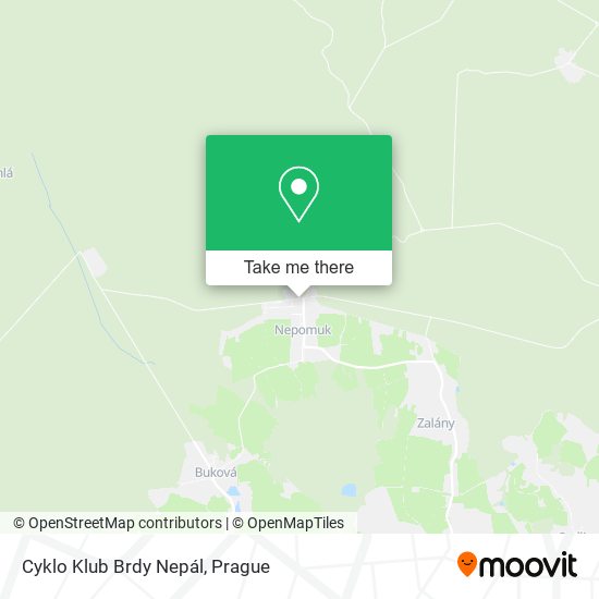 Cyklo Klub Brdy Nepál map