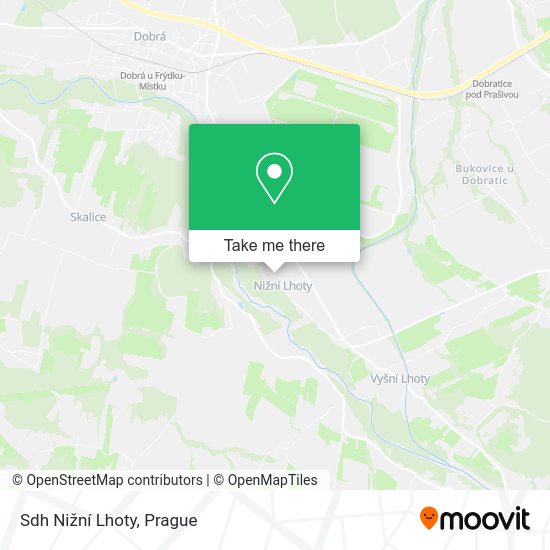 Sdh Nižní Lhoty map