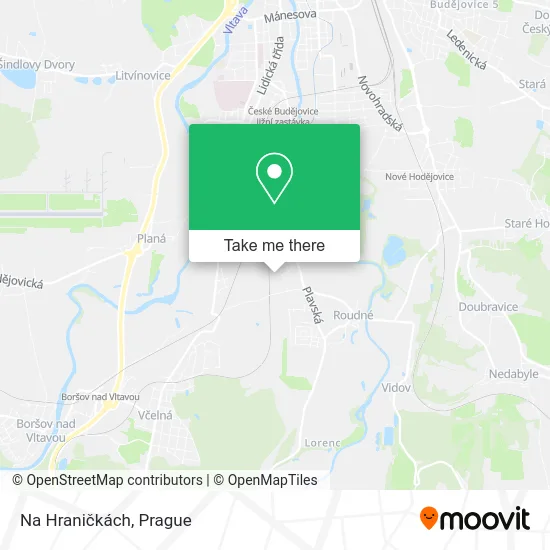 Карта Na Hraničkách