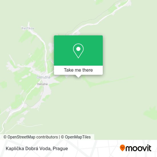 Kaplička Dobrá Voda map