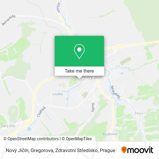 Nový Jičín, Gregorova, Zdravotní Středisko map